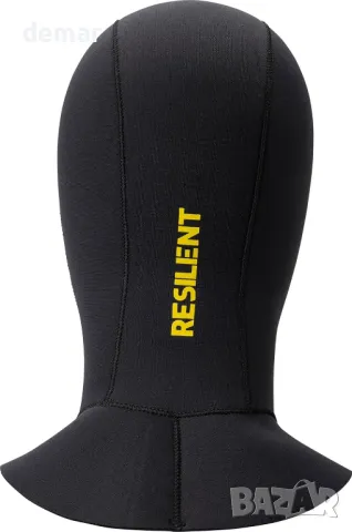 CRESSI Еластична дълга качулка 3 mm L - унисекс качулка с удължена яка в черно Двойна подплата, снимка 5 - Водни спортове - 48008501