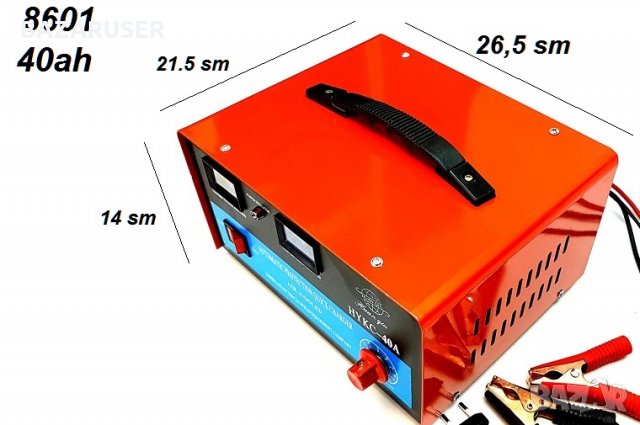 ЗАРЯДНО ЗА АКУМУЛАТОР 40A -8601  6V/12V/24V, снимка 2 - Аксесоари и консумативи - 30433798
