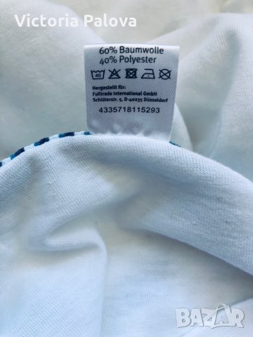 Бяла маркова тениска MAURO FERRINI,XL, снимка 4 - Тениски - 29439674