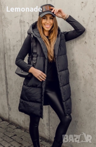 Нов ватиран и капитониран елек Зара, всички размери