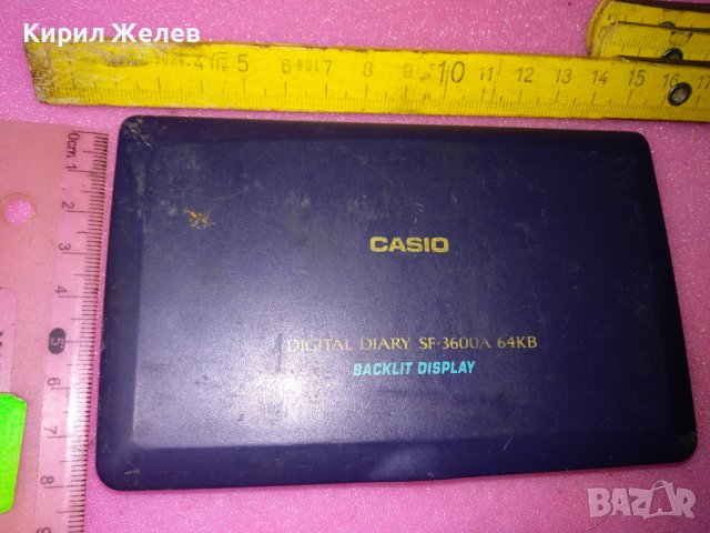 CASIO DIGITAL DIARY SF-3600A 64KB ПРОФЕСИОНАЛЕН ЯПОНСКИ МНОГОФУНКЦИОНАЛЕН КАЛКУЛАТОР СТАР ЕЛКА 42964, снимка 6 - Друга електроника - 44147561