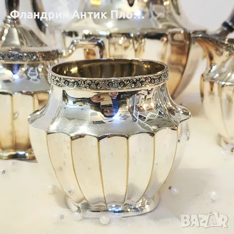 Посребрен чаен сервиз Oneida – Community Plate, САЩ, 4части, снимка 5 - Сервизи - 49437320