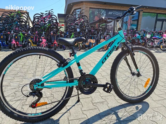 CROSS Велосипед 24" SPIDER син, снимка 11 - Велосипеди - 56530166