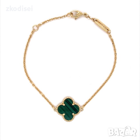 Златна дамска гривна Van Cleef 3,97гр. 18,0см. 14кр. проба:585 модел:22463-2