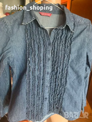 Риза деним Liu Jo Jeans, размер M/L, снимка 2 - Ризи - 50219371