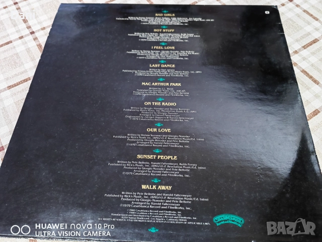 DONNA SUMMER- Грамофонна плоча - 15лв - NM, снимка 3 - Грамофонни плочи - 51513348