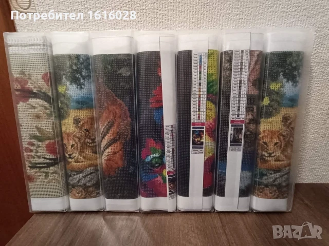 Диамантени 5D гоблени  ПРИТЧА ЗА ДВАТА ВЪЛКА и Елен., снимка 5 - Гоблени - 50634520