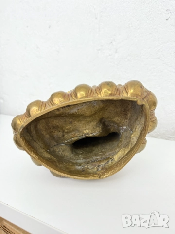 Бронзова скулптура / фигура на медитиращ буда. №7573, снимка 7 - Антикварни и старинни предмети - 52295091