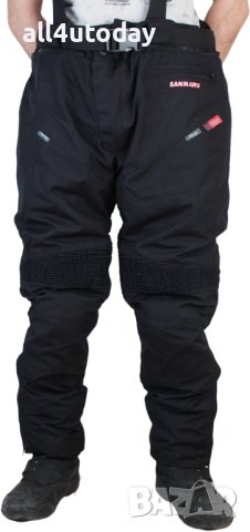 №3624 Sanmaru КАТО НОВ Мъжки текстилен мото панталон с тиранти, снимка 1 - Аксесоари и консумативи - 40363638