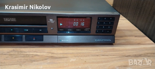 Ретро видео плеър GRUNDIG VS 456 VPS, снимка 7 - Радиокасетофони, транзистори - 54159121