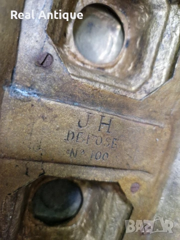 Стара прекрасна антикварна голяма френска бронзова мастилница , снимка 8 - Антикварни и старинни предмети - 51315526