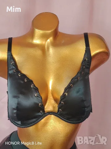 XL/2XL Черна кожена,къса пола , снимка 10 - Поли - 56240951