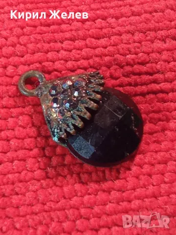 ВИНТИДЖ СТАРО ФИГУРАЛНО ФАСЕТИРАНО МЕДАЛЬОНЧЕ 10019, снимка 8 - Антикварни и старинни предмети - 35666131