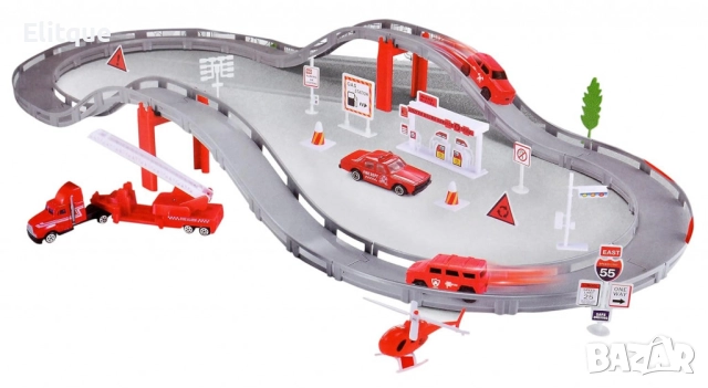 Състезателен пожарникарски комплект Firefighting Track – 31 части, снимка 2 - Други - 52787198