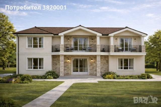 Парцел с ПУП, ток, вода, морска панорама и идеен проект, снимка 2 - Парцели - 54211866