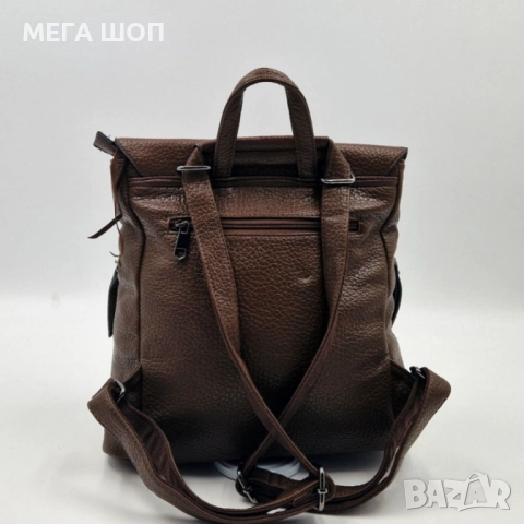 Дамска раница от еко к. с ресни – бохо стил, удобство и обем (36×30×16 см), снимка 8 - Раници - 52643484