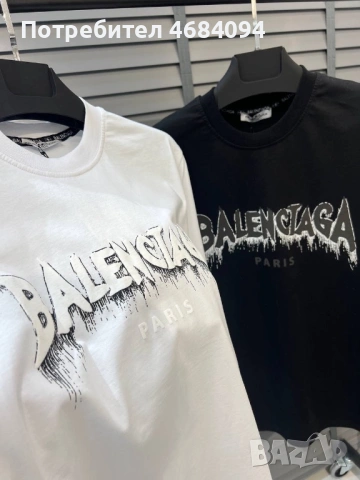 Мъжки тениски Balenciaga , снимка 2 - Тениски - 53371308