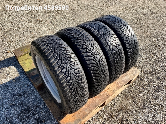 Алуминиеви джанти 15цола 5x112+ЗИМНИ ГУМИ Goodyear 195/65/15 за Vw,Audi,Skoda,Seat, снимка 5 - Гуми и джанти - 52258753