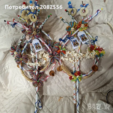 Сурвакници украсени, снимка 3 - Декорация за дома - 56168143