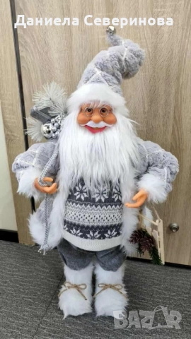 Декоративни фигури Дядо Коледа – Ръчна изработка 50см , снимка 3 - Декорация за дома - 52438908