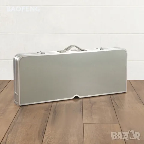 * Нови от ВНОСИТЕЛ Алуминиева сгъваема маса с 4 стола за пикник ,85x67x67 см тип куфар, снимка 11 - Къмпинг мебели - 50102134