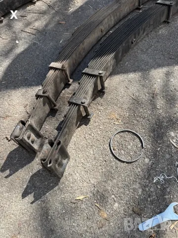 ДВА БРОЯ ПРЕДНИ РЕСЬОРИ ГАЗ 53 ГАЗ 3307 ГАЗ 3309 С 12 ЛИСТА 120 СМ НОВИ СССР 53-2902012-02, снимка 3 - Части - 49578050