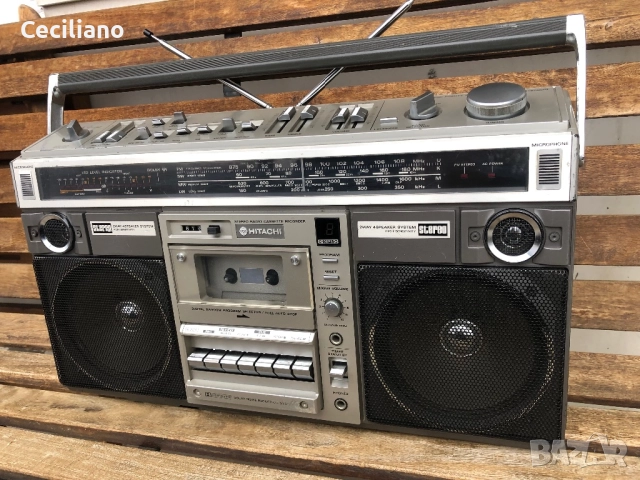 🎄Два броя - Hitachi TRK-8190 -Колекционерски радиокасетофон !, снимка 11 - Радиокасетофони, транзистори - 52794365