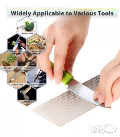 ДИАМАНТЕН КАМЪК ЗА ЗАТОЧВАНЕ НА НОЖОВЕ, ГРИТ 400, 600 И 1000 - код 2555