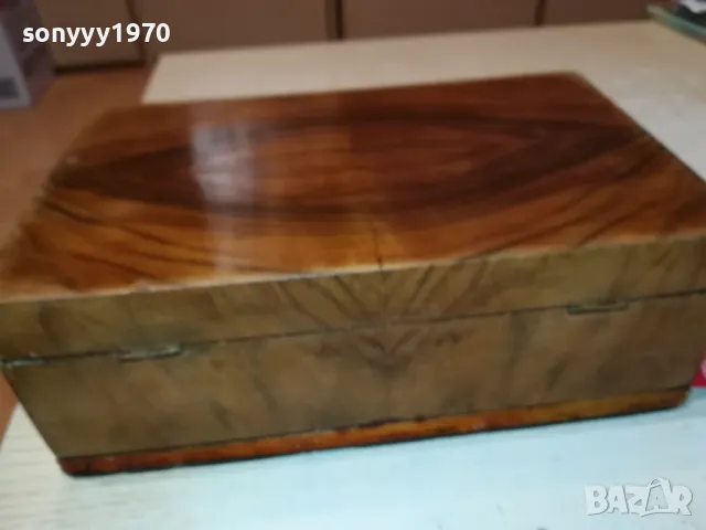 КРАСИВА КУТИЯ-ЕСТЕСТВЕН ФУРНИР 1503251729, снимка 14 - Антикварни и старинни предмети - 49507394