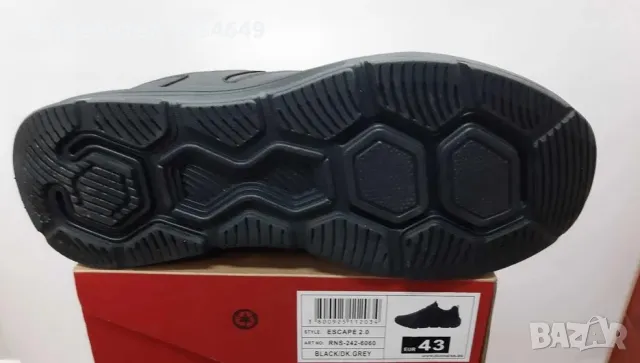 Маратонки Runners, RNS-242-6060, Черен, снимка 2 - Маратонки - 48768014