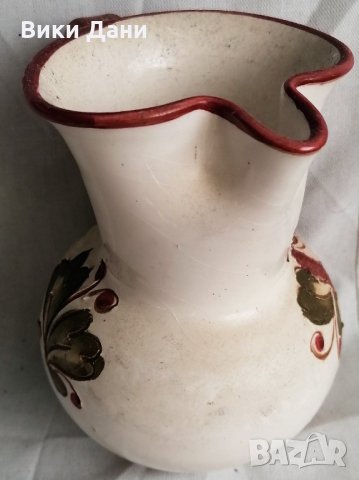 Австрия керамика Кана с дръжка, снимка 3 - Антикварни и старинни предмети - 31677854