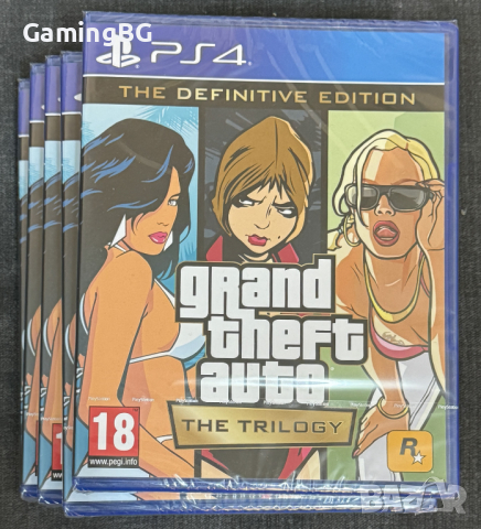 чисто нова Grand Theft Auto Trilogy The Definitive Edition, GTA за PS4, снимка 1 - Игри за PlayStation - 44682294