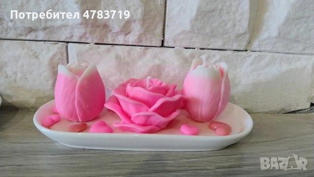 свещи от соев восък, снимка 3 - Декорация за дома - 54044147