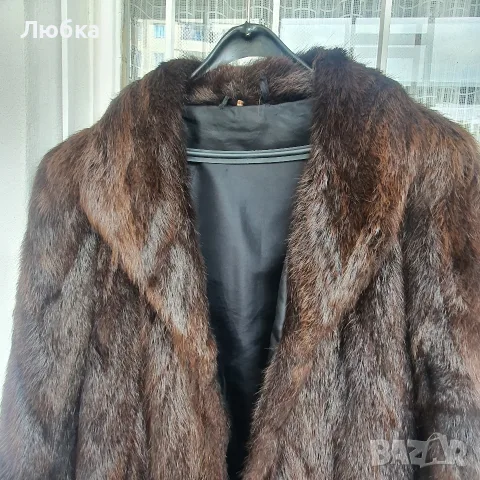 Дамско палто, естествен косъм, снимка 9 - Палта, манта - 56247067