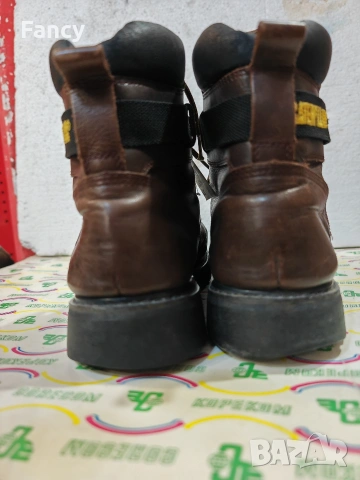Мъжки кожени боти Caterpillar 45 номер , снимка 8 - Мъжки боти - 53335489
