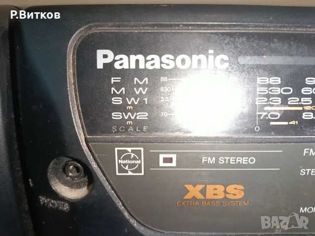 Стерео радиокасетофон PANASONIC RX-CS720, снимка 11 - Радиокасетофони, транзистори - 56541330