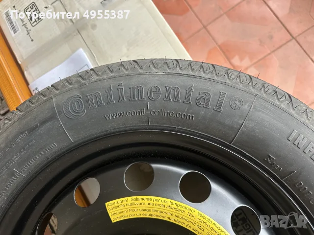 Резервна гума патерица VW AUDI SEAT SKODA 5x112 16”, снимка 3 - Гуми и джанти - 56277744