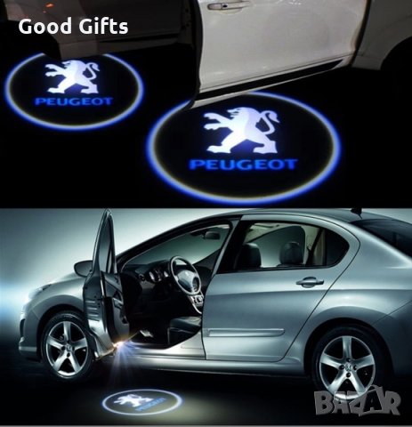 LED logo Безжично лого проектор за врати ПЕЖО PEUGEOT