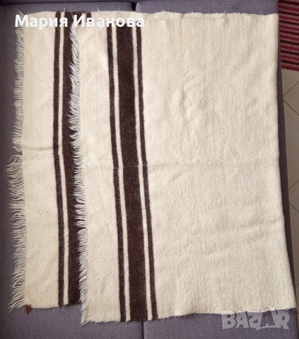 Автентично Родопско одеяло 100% Вълна, Ръчно тъкано (отлично състояние), снимка 3 - Олекотени завивки и одеяла - 53938240