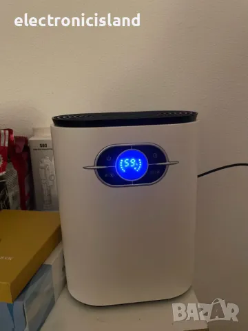 Въздушен обезвлажнител Абсорбер на влага Влагоустойчив 1.2 литра Сешоар на въздух, снимка 15 - Влагоабсорбатори и влагоуловители - 47384460