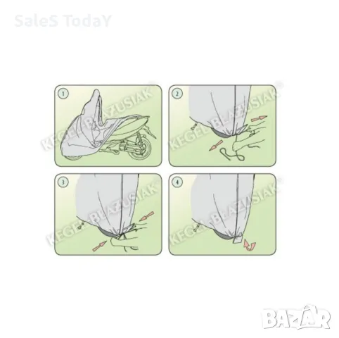 Покривало за скутер, размер M, снимка 2 - Аксесоари и консумативи - 49868317