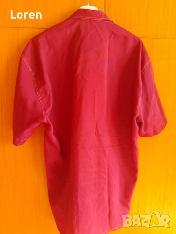Подарявам вишнева мъжка риза , снимка 6 - Ризи - 51648591