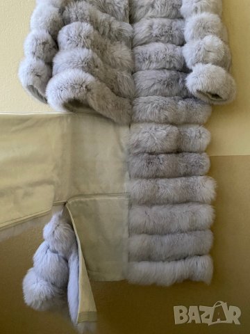 Палто на 3 части естествен косъм  , снимка 7 - Палта, манта - 42887564