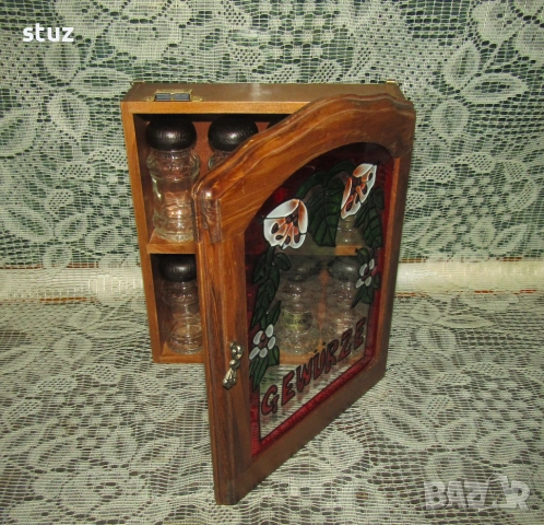 Стенна поставка, шкаф за подправки, снимка 5 - Аксесоари за кухня - 54337398