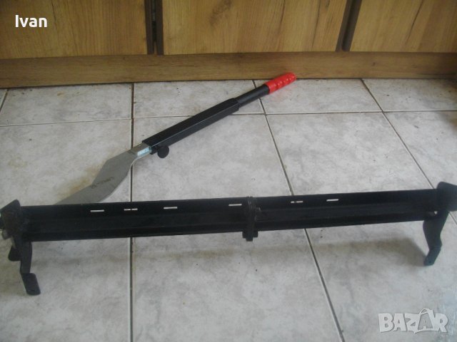 Нова Немска Гилотина Рязане Ламинат/Паркет/Лайсни-D-CUT-770mm/WOLFCRAFT PROFY-Алуминиева-Олекотена, снимка 17 - Други инструменти - 40725792