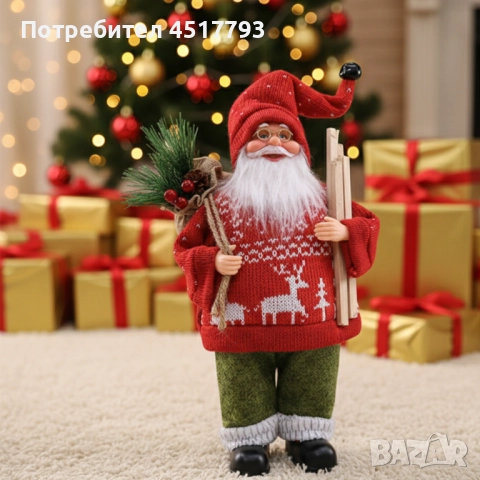 Празнична фигура Дядо Коледа – Идеална украса за дома и подарък