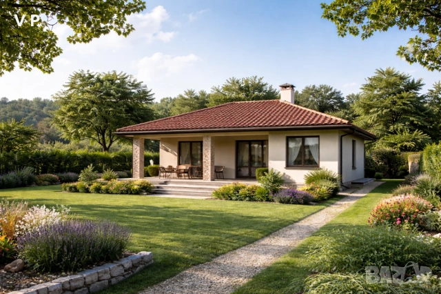  Парцел за  къща с ток и вода местност левента