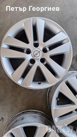 ОРИГИНАЛНИ АЛУМИНИЕВИ ДЖАНТИ ЗА ОПЕЛ -5х110х65-16 цола, снимка 4 - Гуми и джанти - 53980525