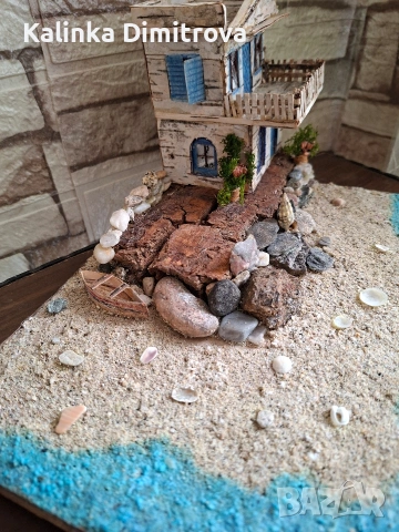 Лято на морският бряг-ръчна изработка., снимка 4 - Декорация за дома - 53173929