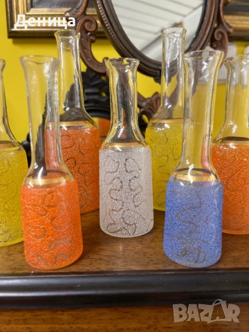 Захаросани шишенца -юзчета 2 броя-240 мл пълни 3 броя-130 мл пълни 2 броя-80 мл пълни Общо-7 броя, снимка 2 - Чаши - 51752652